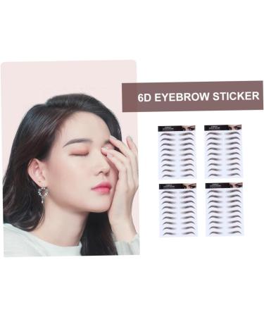 WOFASHPURET Eyebrow Sticker 4pcs Men Girl Eyebrow Tools Brow Grooming Off Peel Tattoos Water Transfers Supplies Shaping Women - Buy Online on SooperMarket.com