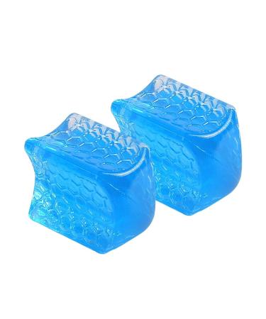Toe Splitter Thumb Valgus Corrector Big Foot Bone-Orthosis Clip Toe Pad Toe One Size Blue