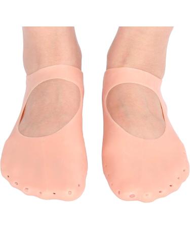 Silicone Moisturizing Socks | Anti-Split Foot Care | Unisex Silicone Socks for Crack Protection - Buy Online on SooperMarket.com
