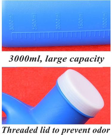 Male Urinal Portable Male Urine Bottles Non Spill 3000ML Large Male Urinal Portable Mens Potty Pee Bottle Collector Travel Toilet xinyong - Buy Online on SooperMarket.com