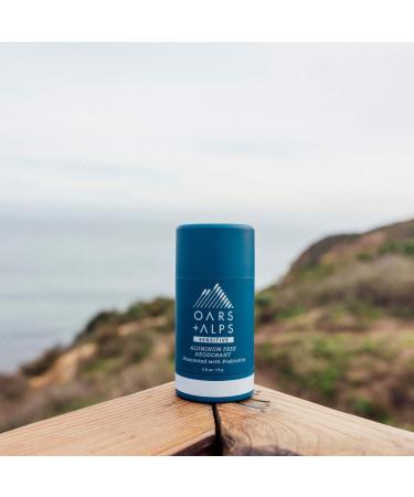 Oars + Alps Natural Deodorant - Aluminum Free, Unscented, Prebiotic Formula for Men & Women | 2.6 Oz - Buy Online on SooperMarket.com