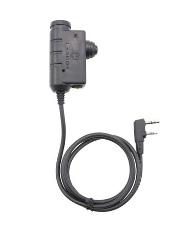 OPSMEN Tactical Earmor Kenwood, Baofeng Version PTT Military Standard 7.0 Plug for Radio Adapter