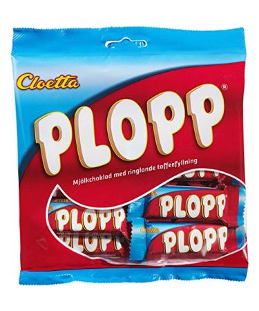 ScandiKitchen Cloetta Plopp Swedish Mini Chocolate and Toffee Bars 158g