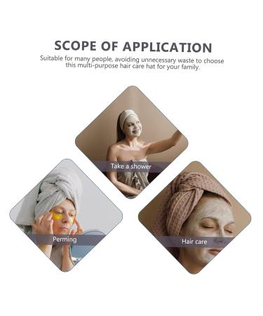 Satin Lined Shower Cap Set for Women - 4pc Flower Pattern Turbans | Washable & Stylish Hair Bonnets - Healeved - Buy Online on SooperMarket.com