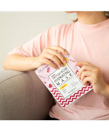 Huangjisoo British Rose Hydrating Beauty Mask - 1 Sheet (25ml) | Nourishing Skincare - Buy Online on SooperMarket.com