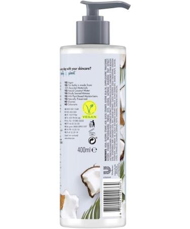 Love Beauty And Planet Coconut Water and Mimosa Flower Vegan Body Lotion Luscious Hydration for Dry Skin 400ml - Buy Online on SooperMarket.com