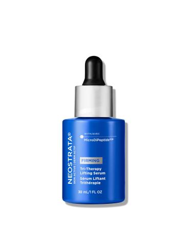 NEOSTRATA Skin Active Tri-Therapy Lifting Serum Anti-Aging and Firming 3D Volumizer with MicroDiPeptide229 for Fine Lines & Wrinkles Hyaluronic Acid Oil-Free Fragrance-Free 1 fl. oz. New Version
