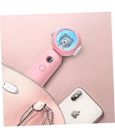 Baluue 1pc Portable Humidifier Nano Mister for Face Nano Face Spray Facial Steamers Mini Atomizer Pink - Buy Online on SooperMarket.com