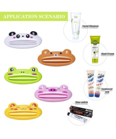 Aruicheng Toothpaste Squeezer Plastic Rolling Tube Toothpaste Squeezer Toothpaste Tube Squeezer Dispenser for Saving Toothpaste Creams Cosmetics 5 Color - Buy Online on SooperMarket.com