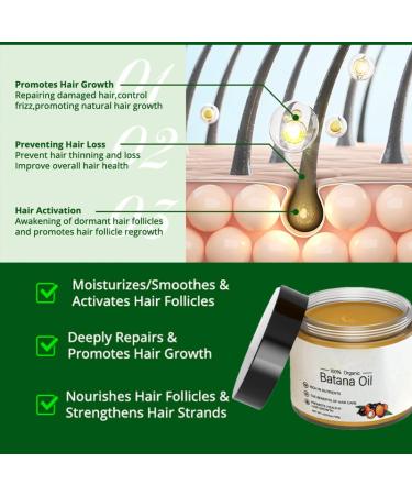 Buy Batana Oil - 100% Pure Raw Hair Growth Oil - 4.23 OZ | Promote Hair Thickness | Organic & Unrefined | Men & Women | International Shipping - Buy Online on SooperMarket.com