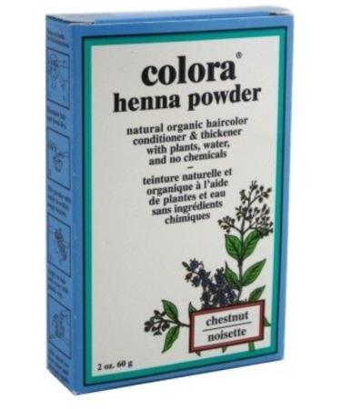 Colora Henna Powder Hair Color Chestnut 2oz