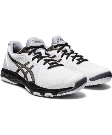 ASICS Men's Netburner Ballistic FlyteFoam 2 Volleyball Shoes 11.5 - White/Gunmetal - Buy Online on SooperMarket.com