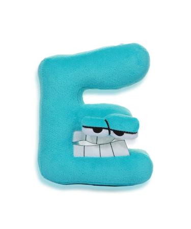 Alphabet Lore Plush Animal Toys Cartoon Cute Funny Educational Letter Stuffed Doll Development for Gift Giving Fans for Kids and Adults Christmas Stocking Stuffers Birthday Supplies for Boys Girls (E)