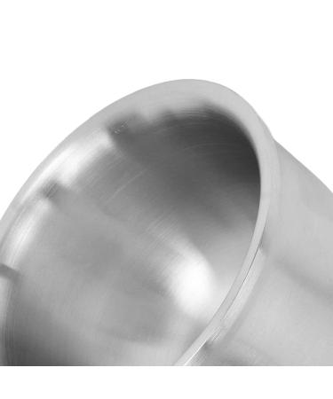 Professional Shaving Foam Mug - Portable Stainless Steel Shaving Bowl for Home & Travel - Buy Online on SooperMarket.com