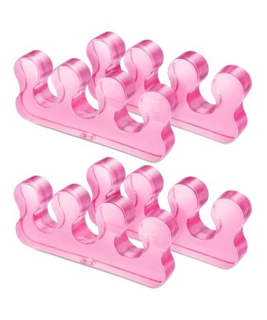 Molain 4Pcs Washable Toe Separators for Pedicure - Nail Polish Application, Style E - Buy Online on SooperMarket.com