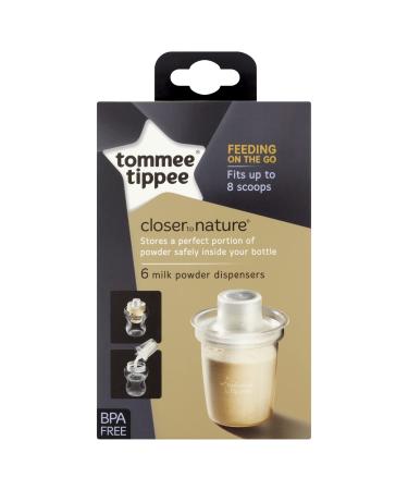 Tommee Tippee Closer To Nature Milk Powder Dispensers x 6