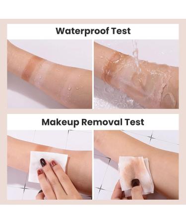 Erinde 2PCS Contour Foundation Stick with Brush Highlighter Bronzer Pen Face Brightens Shades Pencil Highlighting Shade Highlight Shaping Stick Waterproof Longwear Makeup (#01+#04). #04+#01 - Buy Online on SooperMarket.com