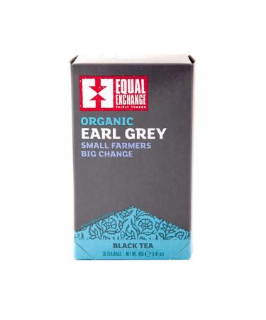Equal Exchange Organic Earl Grey Tea, 20-Count Early Grey Pack of 1