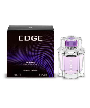 Swiss Arabian EDGE - Luxury Products From Dubai - Long Lasting And Addictive Personal EDP Spray Fragrance - A Seductive Signature Aroma - 3.4 Oz EDGE Women 3.38 Fl Oz (Pack of 1) - Buy Online on SooperMarket.com