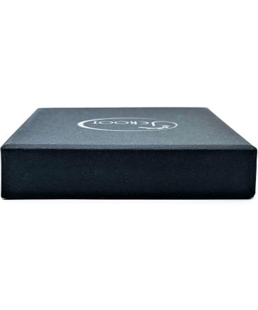 JEROOT Titanium Magnetic Rings for Men Women | Step Edge Sleek Design | 2 Strong Magnets | Black 5mm V 1/2 | 3500 Gauss | Jewelry Gift Box - Buy Online on SooperMarket.com