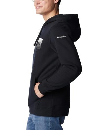 Columbia Men's Trek II Hoodie in Black with Framed Halftone Graphic - Size X-Large - Buy Online on SooperMarket.com