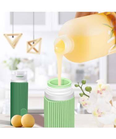 Travel Bottles for Toiletries - TSA Approved 3.4 oz Leak Proof Silicone Set (4 Pack) | BPA Free Travel Essential for Shampoo Conditioner & Lotion - Buy Online on SooperMarket.com
