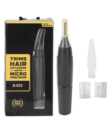 Nose Hair Trimmer Ear and Nose Hair Trimmer Clipper for Men and Women Facial Trimmer Detachable Washable Cutter Head Double Blades Nose Ear and Eyebrow Trimming