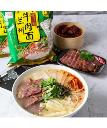 Alley noodles Lanzhou ramen noodles Sichuan chili and hemp noodles Chongqing noodles spicy substitute supper noodles Hot and Sour Rice Noodles (Lanzhou noodles 20 bag) - Buy Online on SooperMarket.com