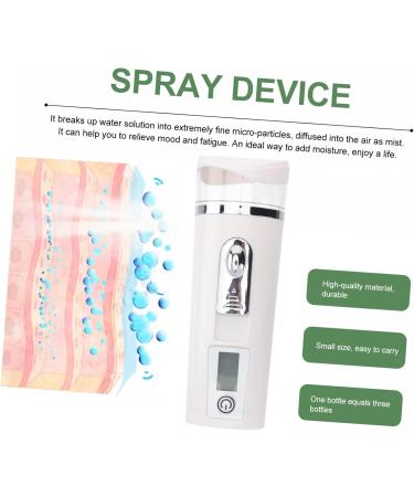 BELLIFFY Hydrating Instrument Portable Humidifer Hand Held Steamer Skin Care Tools Room Humidifier White Abs - Buy Online on SooperMarket.com