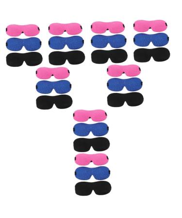 Gatuida 24 Pcs 3D Sleep Mask Sleep Eye Shade Sleeping Night Masks Shading Eye Patches Eye Blindfold 3D Eye Eyeshadow Polyester Sleeping Eye-shades Travel Plate Pearlescent