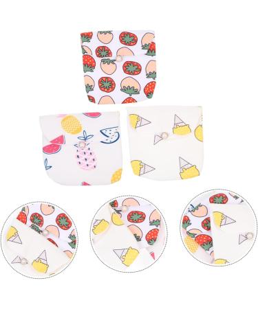 3pcs Healeved Napkin Storage Bag Set - Portable Hygiene & Makeup Pouch for Travel - Buy Online on SooperMarket.com