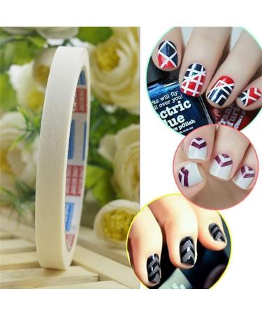 1 Roll Nail Tape Strips Nail Art Tape Nail Art Adhesive Tape Nail Art Tips Guide Creative DIY Nail Art Supplies Convenient Nail Sticker Manicure Tools - Buy Online on SooperMarket.com