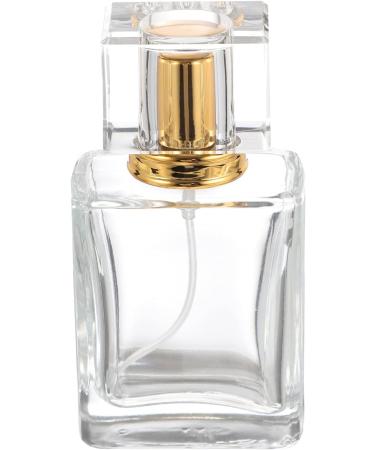 OSALADI Refillable Perfume Spray Bottle - Empty Glass Atomizer for Travel - Golden Perfume Bottle - Buy Online on SooperMarket.com