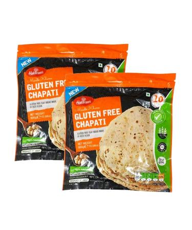 Haldiram's Gluten Free Chapati | 300G | Wheat Chapati | 100% Fresh | Indian Origin (Pack of 2)