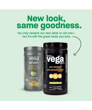 Vega Sport Pre-Workout Energizer Lemon Lime (30 Servings) & Sport Hydration Electrolyte Powder Lemon Lime (40 Servings) Lemon Lime + Powder 540 g (Pack of 1) - Buy Online on SooperMarket.com