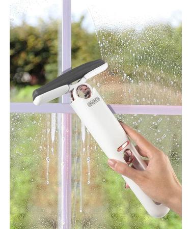Mini Mop | Mini Portable Short Mop Self-Squeeze Glass Wiper | Hand Wash-Free Strong Absorbent Lazy Cleaning System for Desktops Windowpanes Tablewares White Suit*2 - Buy Online on SooperMarket.com