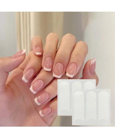 1200 PCS Crescent French Manicure Nail Art Stickers | DIY Nail Stencils & Decorations - Buy Online on SooperMarket.com