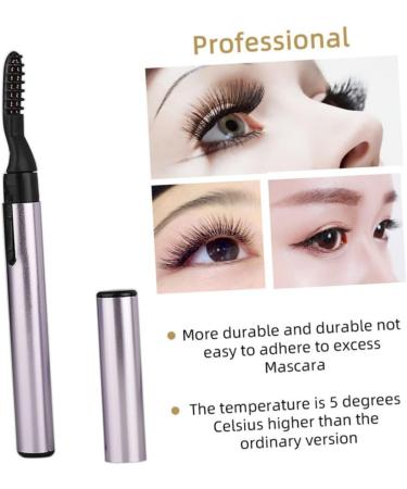 PLAFOPE 1pc Eyelash Curler for Women Electric Lash Curler Portable Battery Rechargeable Heated Eyelash Curler Electric Eyelash Curler Rechargeable Eyelash Curler Purple - Buy Online on SooperMarket.com