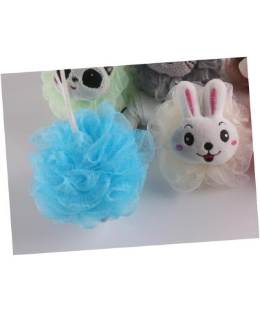 Angoily 5pcs Luffa Sponges - Exfoliating Body Scrubber Puff for Bath & Shower | Loofah Massage Ball Pouf - Buy Online on SooperMarket.com