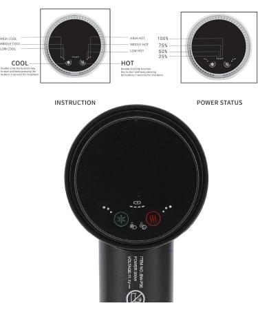 Cordless Ionic Hair Dryer Ionic High Speed Blow Dryer Portable Travel Hair Dryer Household Fast Drying Cold Heat Constant Air Blow Dryer Professional Negative Ions Hair (US Plug US Plug 100 240V 100-240V - Buy Online on SooperMarket.com