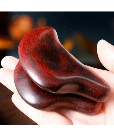Red Sandalwood Gouache Point Meridian Scrapping Muscle Relaxing Wooden Massager Acupuncture Physical Therapy 1Pcs - Buy Online on SooperMarket.com