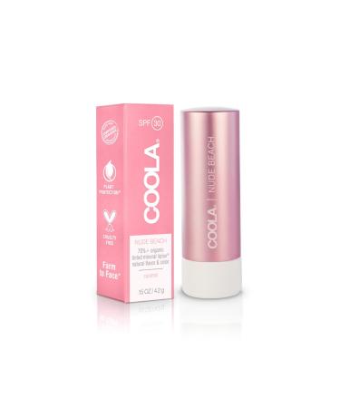 COOLA Mineral Liplux Nude Beach Lip Balm SPF 30 4.2g