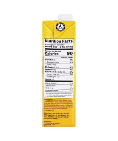 Banana Wave Banana Milk | Chocolate Flavor | Vegan & Gluten-Free | Dairy-Free & Low Calorie | Plant-Based with Vitamins, Fiber, and Potassium | Non-GMO - 32 Fl Oz - Buy Online on SooperMarket.com