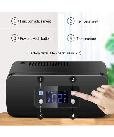 Medicine Fridge & Insulin Cooler Portable Cooler Thermostat Mini Fridge Insulin Cooler - Buy Online on SooperMarket.com