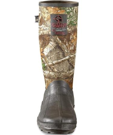 Guide Gear Men's 15 Camo Hunting Insulated Rubber Boots - Waterproof, 400-gram, Realtree Edge - Size 11 - Buy Online on SooperMarket.com