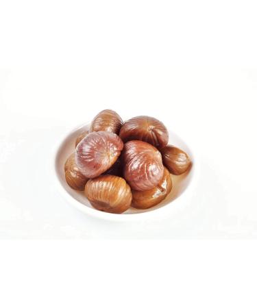 Organic Peeled Chestnuts - Ready to Eat, Vegan & Gluten-Free Snack - No Preservatives, Ideal for Baking & Cooking - 14.1 Ounces - Buy Online on SooperMarket.com