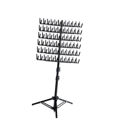 Sharplace Adjustable Braiding Hair Rack for Braiding 144 Pegs Hair Divider Rack Hair Extension Holder Hanger for Hairstylists Braiders black