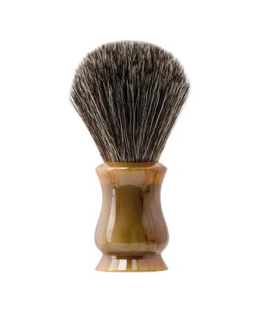 Colcolo razor brush brush with resin handle portable classic rich foam beard-razor tools shaving cream brush for hairdressing salon shaving cream brown