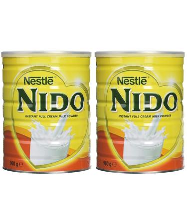 Nestl Nido Instant Full Cream Milk Powder - 900 g (Pack of 2)