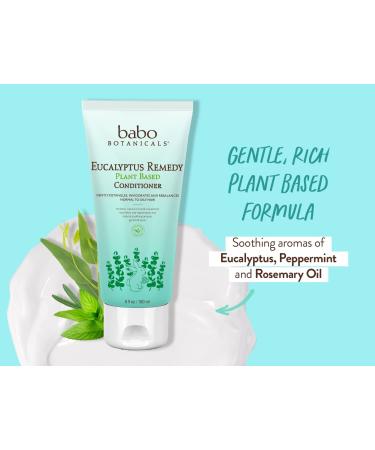 Babo Botanicals Eucalyptus Remedy Conditioner - Gentle & Nourishing Plant-Based Formula for Normal to Oily Hair - Vegan & Hypoallergenic - 6 fl. oz - Buy Online on SooperMarket.com